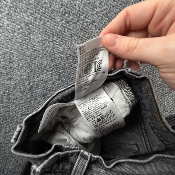 Levi’s 501s Student Women Jeans Charcoal Wash Button Fly Classic ACTL 26X31 - Picture 15 of 15